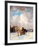 March Morning, the Red Cariole-Frederick Simpson Coburn-Framed Art Print