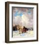 March Morning, the Red Cariole-Frederick Simpson Coburn-Framed Art Print