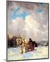 March Morning, the Red Cariole-Frederick Simpson Coburn-Mounted Art Print