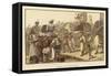 March of an Indian Army-Gordon Frederick Browne-Framed Stretched Canvas