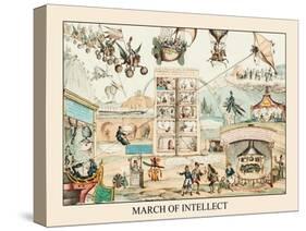 March Of Intellect, No. 2-James Gillray-Stretched Canvas