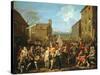 March of the Guards to Finchley, 1750-William Hogarth-Stretched Canvas