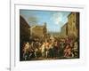 March of the Guards to Finchley, 1750-William Hogarth-Framed Giclee Print