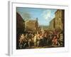 March of the Guards to Finchley, 1750-William Hogarth-Framed Giclee Print