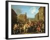 March of the Guards to Finchley, 1750-William Hogarth-Framed Giclee Print