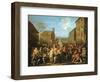 March of the Guards to Finchley, 1750-William Hogarth-Framed Giclee Print