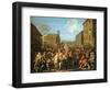 March of the Guards to Finchley, 1750-William Hogarth-Framed Giclee Print