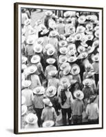 March of the Workers, Mexico City, 1926-Tina Modotti-Framed Premium Giclee Print