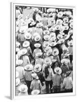 March of the Workers, Mexico City, 1926-Tina Modotti-Framed Premium Giclee Print