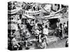 March of the Workers, Mexico City, May Day 1929-Tina Modotti-Stretched Canvas