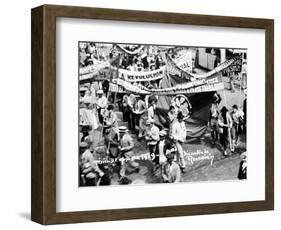 March of the Workers, Mexico City, May Day 1929-Tina Modotti-Framed Photographic Print