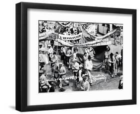 March of the Workers, Mexico City, May Day 1929-Tina Modotti-Framed Photographic Print