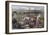 March of Troops in India, 1848-null-Framed Giclee Print