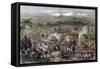 March of Troops in India, 1848-null-Framed Stretched Canvas