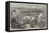 March of Troops in India-null-Framed Stretched Canvas