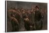 March of Unemployed-John Hassall-Stretched Canvas