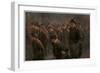 March of Unemployed-John Hassall-Framed Art Print