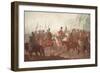 March of Ural Cossacks Through Bohemia in July 1799, 1800-Carl Adolph Heinrich Hess-Framed Giclee Print