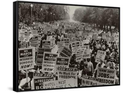 March on Washington, African Americans with Civil Rights Signs