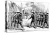 March Past of the 'Garibaldi Guard' before President Lincoln, 1861-1865-null-Stretched Canvas