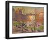 'March Sunshine, Leicester Square', c1914-Emile Claus-Framed Giclee Print