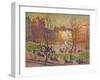 'March Sunshine, Leicester Square', c1914-Emile Claus-Framed Giclee Print