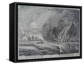 March-Jan Jansz. van de Velde-Framed Stretched Canvas