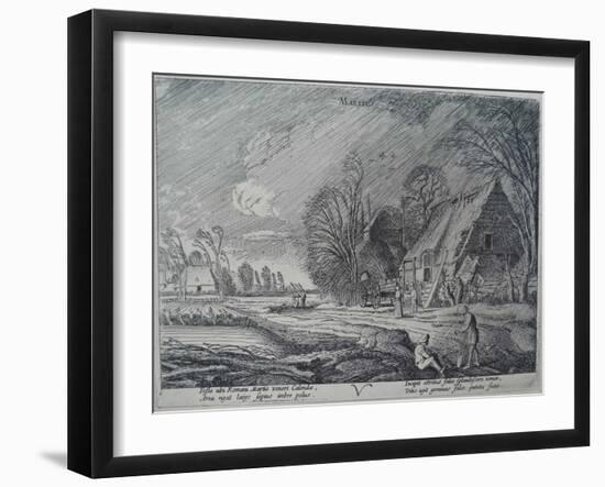 March-Jan Jansz. van de Velde-Framed Giclee Print