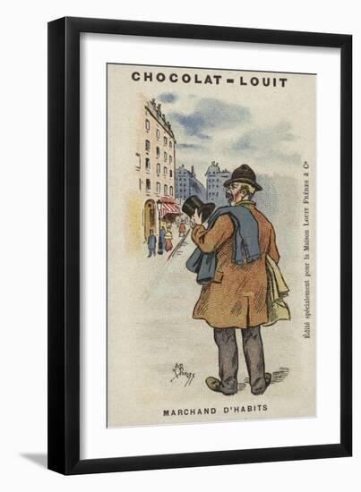 Marchand D'Habits-Louis Borgex-Framed Giclee Print