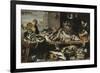 Marchands de poissons à leur étal-Frans Snyders-Framed Giclee Print