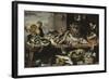 Marchands de poissons à leur étal-Frans Snyders-Framed Giclee Print