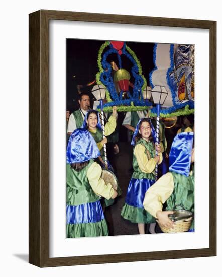 Marchas Populares During the Festas Dos Santos Populares, Avenida Da Liberdade, Lisbon, Portugal-Alain Evrard-Framed Photographic Print