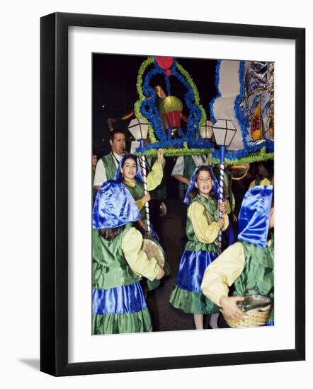 Marchas Populares During the Festas Dos Santos Populares, Avenida Da Liberdade, Lisbon, Portugal-Alain Evrard-Framed Photographic Print