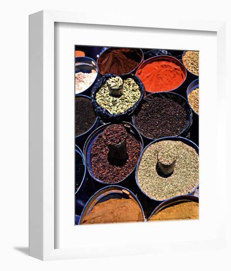 Marche aux Epices,Yeme-Juliet Coombe-Framed Art Print