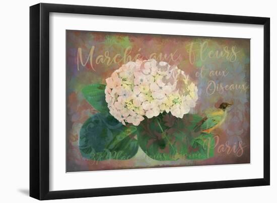 Marche? Aux Fleur - Flower Market-Cora Niele-Framed Giclee Print