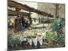 Marche aux Fleurs a La Madeleine-Theodor von Hoermann-Mounted Giclee Print