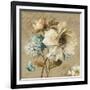 Marche de Fleurs Blue II-Lisa Audit-Framed Premium Giclee Print