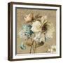 Marche de Fleurs Blue II-Lisa Audit-Framed Art Print