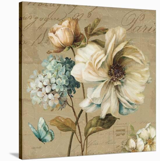 Marche de Fleurs Blue II-Lisa Audit-Stretched Canvas