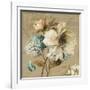 Marche de Fleurs Blue II-Lisa Audit-Framed Art Print