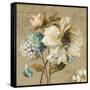 Marche de Fleurs Blue II-Lisa Audit-Framed Stretched Canvas