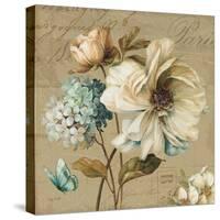 Marche de Fleurs Blue II-Lisa Audit-Stretched Canvas