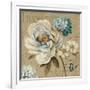 Marche de Fleurs Blue III-Lisa Audit-Framed Art Print