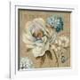 Marche de Fleurs Blue III-Lisa Audit-Framed Art Print