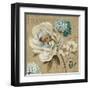 Marche de Fleurs Blue III-Lisa Audit-Framed Art Print