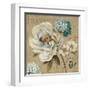 Marche de Fleurs Blue III-Lisa Audit-Framed Art Print