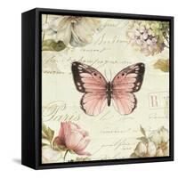 Marche de Fleurs Butterfly I-Lisa Audit-Framed Stretched Canvas