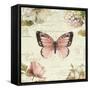 Marche de Fleurs Butterfly I-Lisa Audit-Framed Stretched Canvas