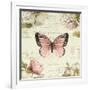 Marche de Fleurs Butterfly I-Lisa Audit-Framed Art Print