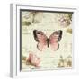 Marche de Fleurs Butterfly I-Lisa Audit-Framed Art Print